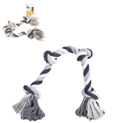 Șnur de tras pentru câini 70 cm – jucărie rezistentă pentru tras și aport