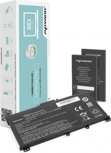 Baterie Movano TF03XL pentru HP Pavilion 14-bf, 14-bp și 15-cd (3400 mAh, 39 Wh)