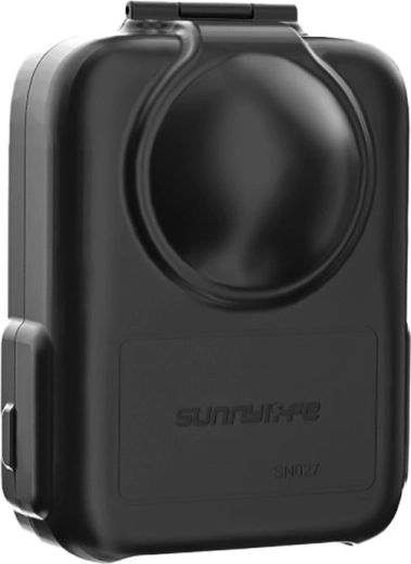 Husă de protecție Sunnylife semi‑deschisă pentru DJI Osmo 360 (neagră)