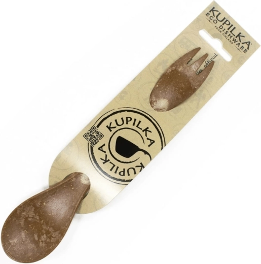 Kupilka spork 20,5 cm maro – furculiță și lingură într-unul