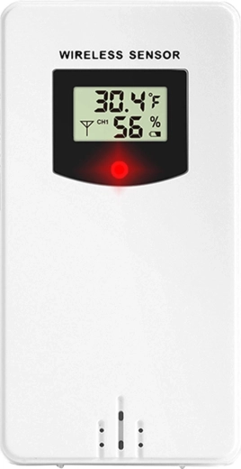 Transmițător wireless (senzor) pentru stația meteo Berdsen BD-920 alb - 1 bucată