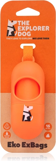 Dispenser pentru pungi pentru câini cu 1 rolă EXPLORER DOG