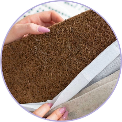 Fibră de cocos naturală și huse respirabile