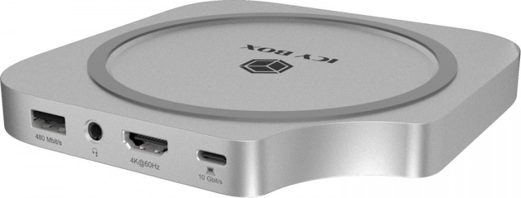 Stație de andocare 7‑în‑1 pentru Mac mini M4 cu M.2 NVMe