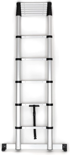 Scară telescopică 3,2 m, aluminiu, sarcină maximă 150 kg