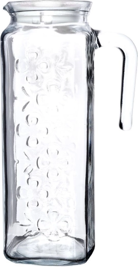 Sticlă groasă transparentă cu relief decorativ
