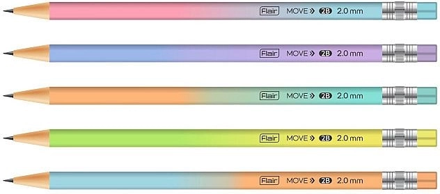 Creion mecanic cu grafit Concorde Move 2 mm, culori asortate