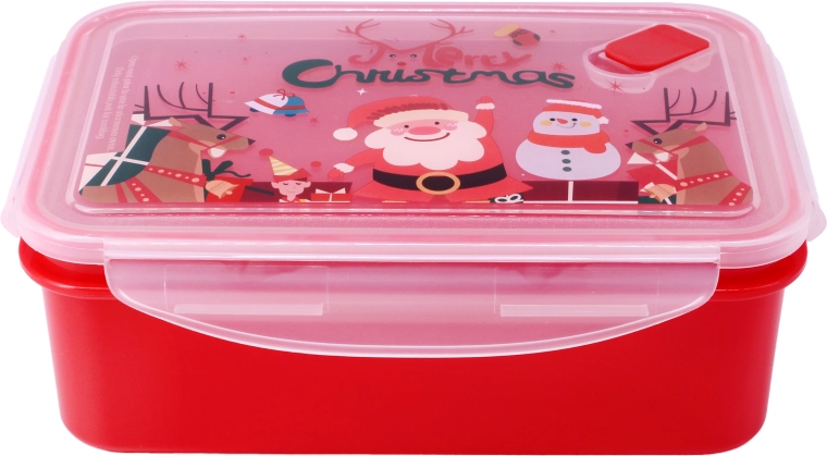 Cutie cu supapă cu motiv de Crăciun 1,5 l