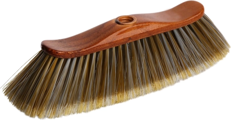 Mătură Mirella din lemn natural cu colțuri din cauciuc