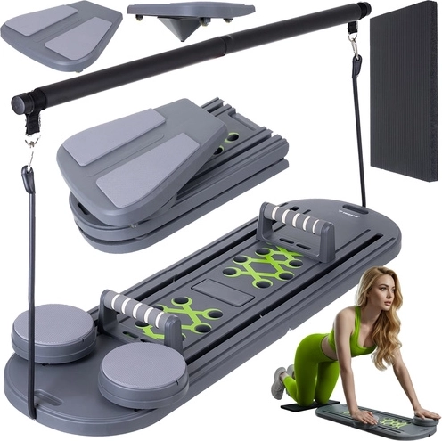Placă pilates multifuncțională TRIZAND cu mânere 97 × 35 cm