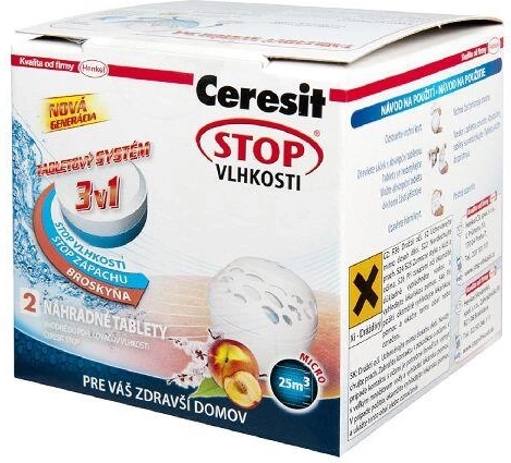 Rezerve pentru absorbantul de umiditate 3‑în‑1 cu parfum de fructe CERESIT 2×300 g