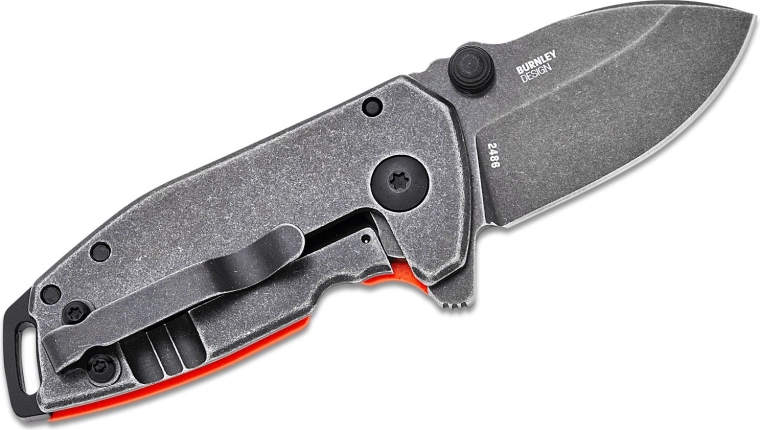 Lamă D2 cu finisaj Black Stonewash
