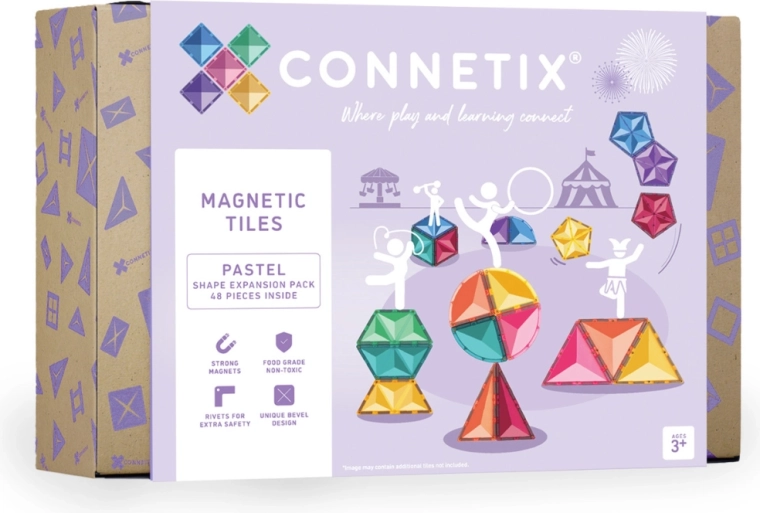 Set de extindere pastelat cu forme, 48 de piese