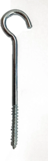 Cârlig pentru candelabru zincat 20 × 4,8 mm, pachet 100 buc.