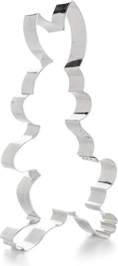 Formă de tăiat iepuraș din tablă cositorită 8,8 × 17,5 × 2 cm