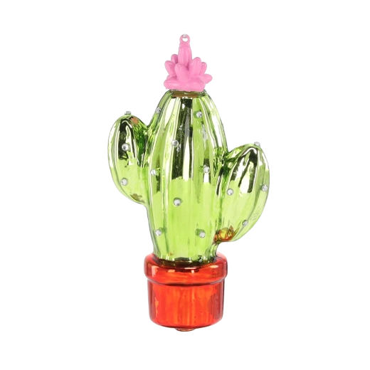 Glob de Crăciun din sticlă cactus Chomik