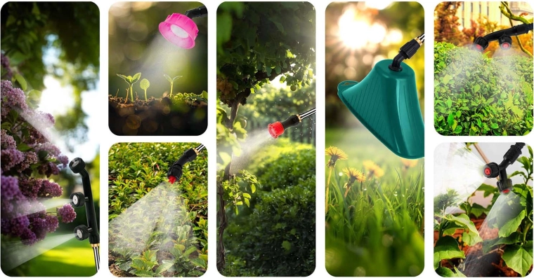 Stropire universală cu 8 duze și bară cu patru duze