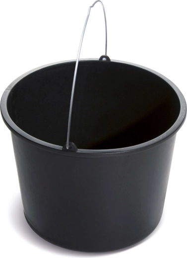 Găleată de construcții 16 l cu mâner metalic și pâlnie