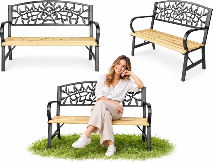 Structură solidă din oțel și cotiere confortabile