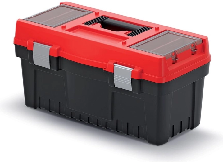 Cutie pentru scule cu încuietori metalice EVO 548 × 274 × 286 mm – roșie
