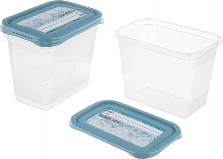 MIA Magic Ice set 3 recipiente pentru alimente 3×1 l cu etichete