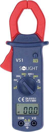 Multimetru cu clește Solight 20–200 A
