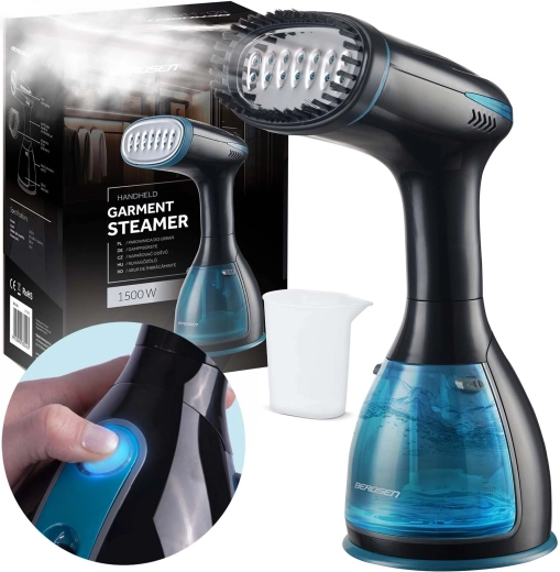 Steamer manual cu abur pentru haine 1500 W BERDSEN