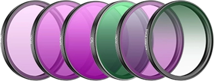 Set de filtre pentru DJI Osmo Action 6 – CPL, ND8/16/32/64 și Black Mist 1/4