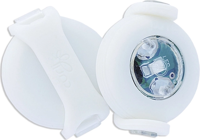 Curli luumi led lumină de siguranță pentru zgardă, albă