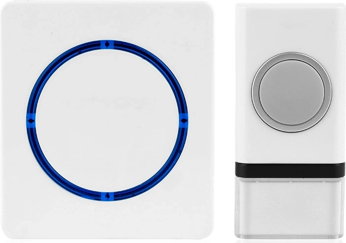 Sonerie wireless cu baterii Solight, cu rază de acțiune de 200 m, albă