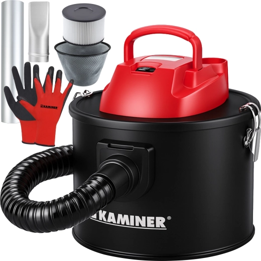 Aspirator fără sac Kaminer pentru cenușă 10 l cu funcție de suflare