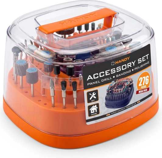 Set de accesorii pentru mini-polizoare și gravatoare multifuncționale – 276 de piese