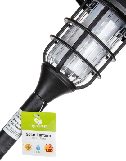 12 LED-uri cu lumină galbenă și efect de lumânare