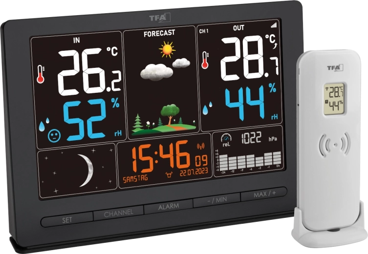 TFA Season 2 stație meteo radiocontrolată neagră