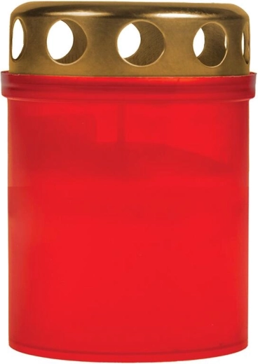 Lumânare de cimitir 9 cm cu capac, 24 ore de ardere
