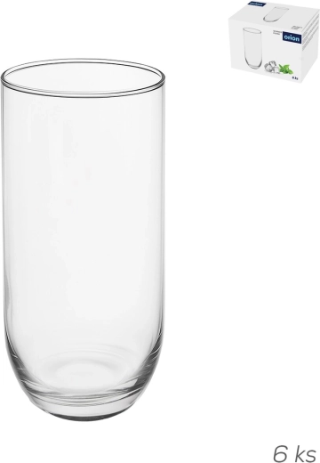 Pahare Sude 0,42 l (6 buc.)