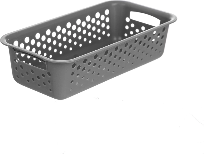 Coș Art din plastic (UH) gri 19,7 × 10 × 5 cm