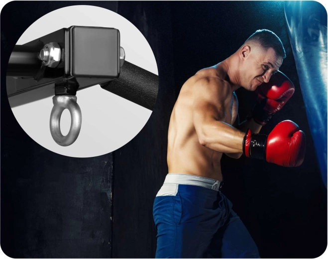 2‑în‑1 și cârlig pentru sac de box inclus