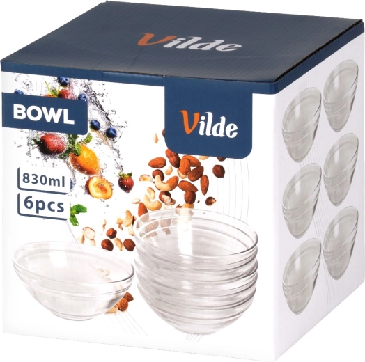 6× bol de 830 ml pentru servire universală