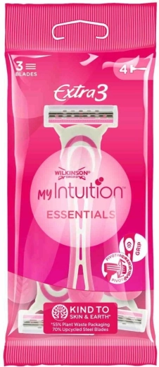 Wilkinson Extra Essentials 3 Beauty aparat de ras de unică folosință, 4 buc