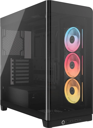 Carcasă PC mid‑tower FRAME 4500X LX‑R RGB neagră