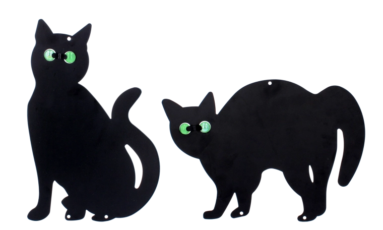 Alungător decorativ pentru păsări și rozătoare în formă de pisică