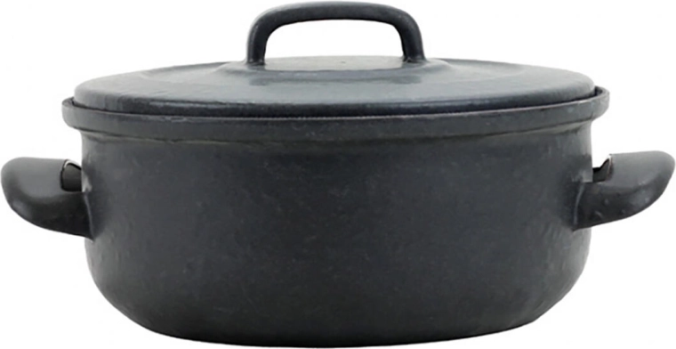 Castron emailat cu capac 16 cm, 1,25 l