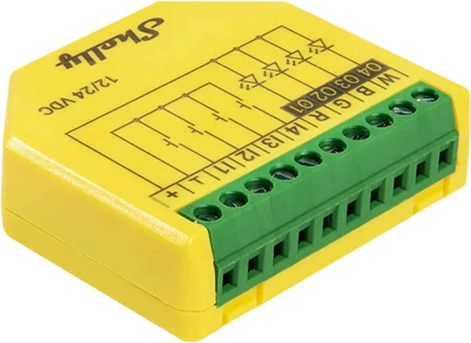 Controler benzi LED Shelly Plus RGBW PM