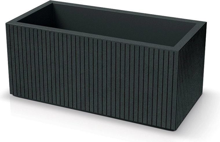 Ghiveci CORO CASE 80 cm gri închis