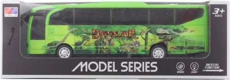 Autobuz pentru copii Dino cu efecte, pe baterii