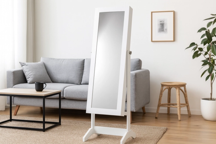 Oglindă de dimensiune completă pentru verificarea ținutei