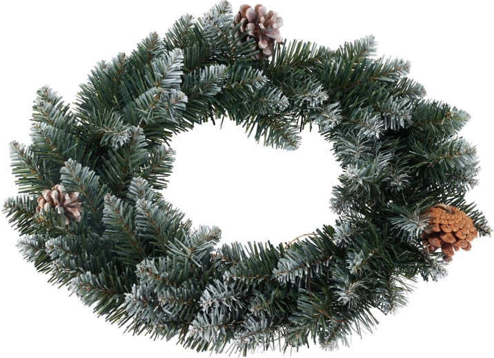 Coroniță decorativă de Crăciun din PVC 40 cm