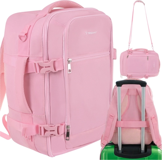 Rucsac de cabină pentru avion 40 × 25 × 20 cm Trizand roz