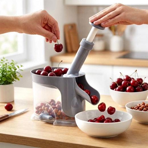 Scoaterea rapidă a sâmburilor din cireșe, vișine și măsline